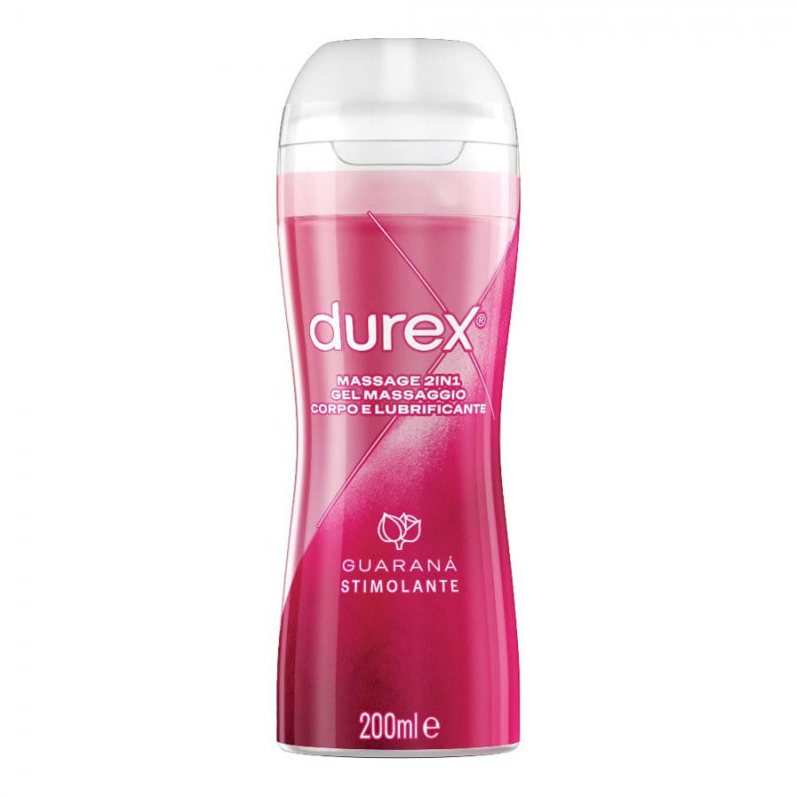 DUREX MASSAGE 2 IN 1 GEL MASSAGGIO CORPO E LUBRIFICANTE GUARANA' 200 ML
