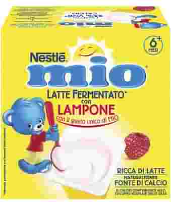MIO MERENDA LATTE FERMENTATO LAMPONE 4 PEZZI DA 100 G