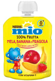 MIO POUCH OMOGENEIZZATO MELA BANANA FRAGOLA 90 G