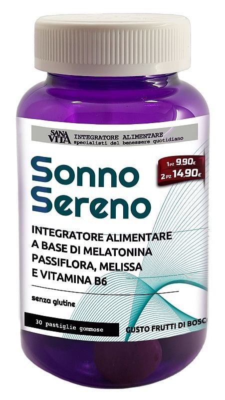 Sanavita Sonno Sereno 30 Gommose