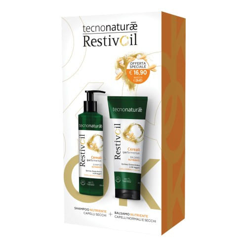 RESTIVOIL TECNONATURE BIPACCO NUTRIENTE SHAMPOO 250 ML + BALSAMO 200 ML