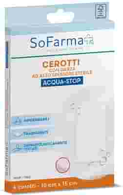 CEROTTO ACQUASTOP 10X15 CM 4 PEZZI SOFARMAPIU'