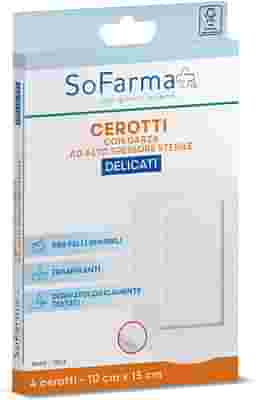 CEROTTO DELICATO 10X15 CM 4 PEZZI SOFARMAPIU'