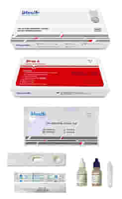 TEST ONE STEP STREP A DETERMINAZIONE QUALITATIVA ANTIGENI STREPTOCOCCO A IN TAMPONE FARINGEO AUTODIAGNOSTICO WONDFO