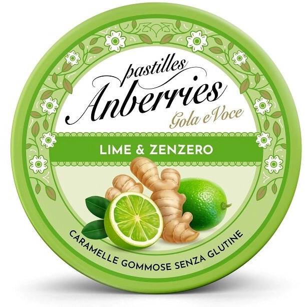 ANBERRIES LIME & ZENZERO 50 G