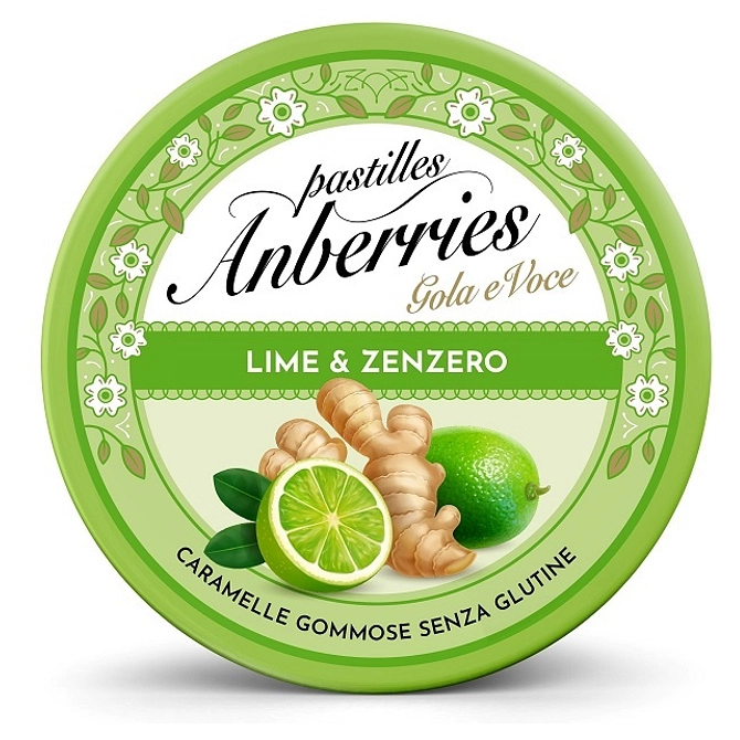 Anberries Lime & Zenzero 50 G
