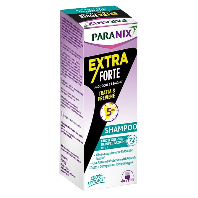Bibacco Paranix Shampoo Extra Forte + Shampoo Preventivo Complemento Cosmetico