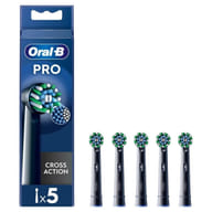 ORALB POWER REFILL EB50 CROSSACTION BK 5 PEZZI