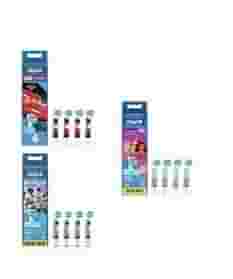 ORALB POWER REFILL EB10 CARS/MICKEY/PRINCESSES 4 PEZZI