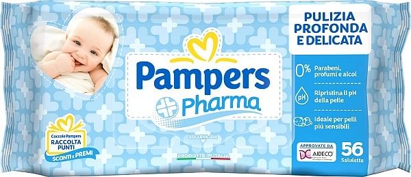 Pampers Pharma Salviette 56 Pezzi