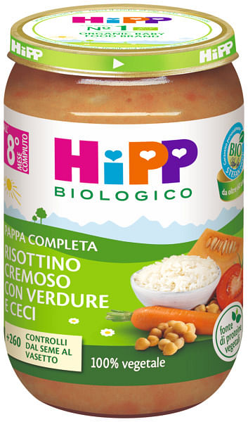 Hipp Risottino Cremoso Verdure Ceci 220 G