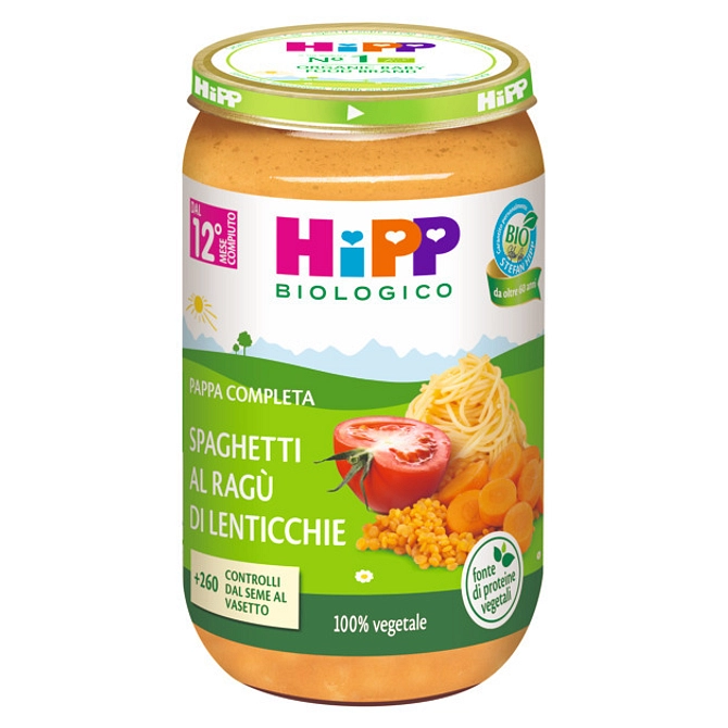 Hipp Spaghetti Ragu' Di Lenticchie 250 G
