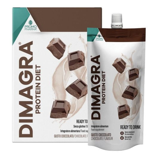 DIMAGRA PROTEIN DIET CIOCCOLATO 7 PEZZI DA 220 G