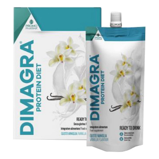 Dimagra Protein Diet Vaniglia 7 Pezzi Da 220 G