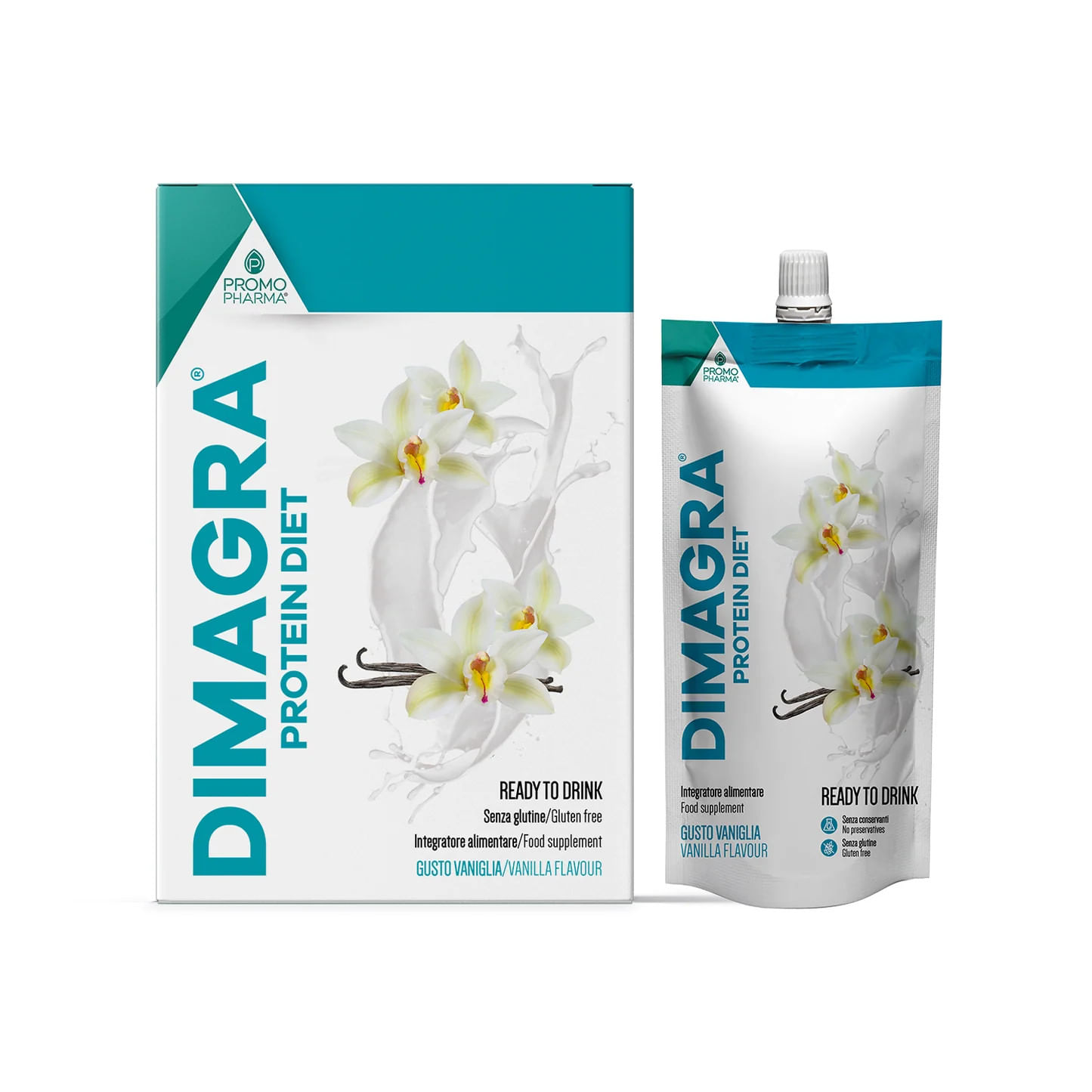 DIMAGRA PROTEIN DIET VANIGLIA 7 PEZZI DA 220 G