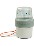 DONE BY DEER MINI CONTENITORI 2 SCOMPARTI S BIRDEE VERDE