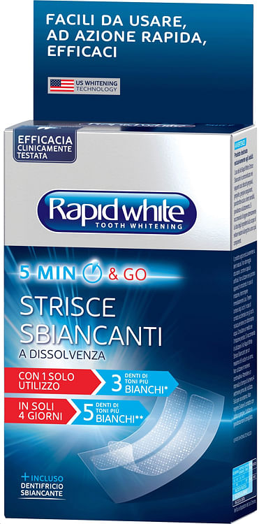 Rapid White Kit Strisce Sbiancanti 8 Pezzi