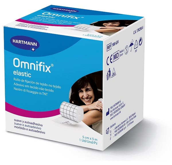 OMNIFIX ELASTIC NASTRO DI FISSAGGIO TESSUTO NON TESSUTO M5X5CM