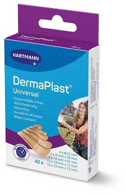 DERMAPLAST UNIVERSAL CEROTTO 5 FORMATI 40 PEZZI DERMAPLAST UNIVERSAL CEROTTO 5 FORMATI 40 PEZZI
