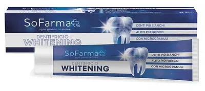 DENTIFRICIO WHITENING 75 ML SOFARMAPIU' DENTIFRICIO WHITENING 75 ML SOFARMAPIU'