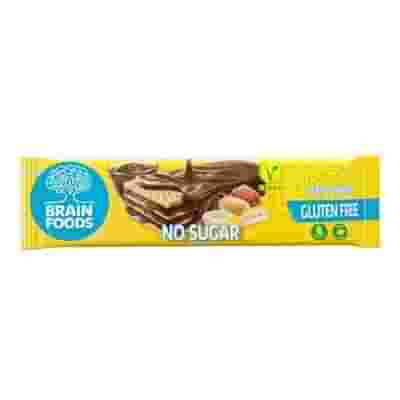 BRAIN FOODS WAFER CREMA ARACHIDI SENZA GLUTINE 40 G