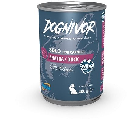 Dognivor Anatra Riso Zucca 400 G