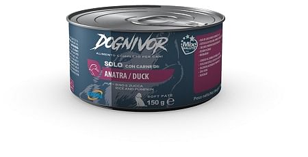 Dognivor Anatra Riso Zucca 150 G