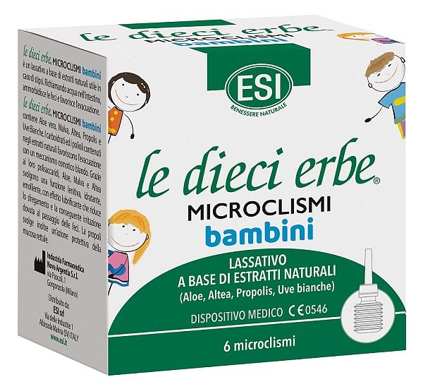 Esi Le Dieci Erbe 6 Microclismi Bambini