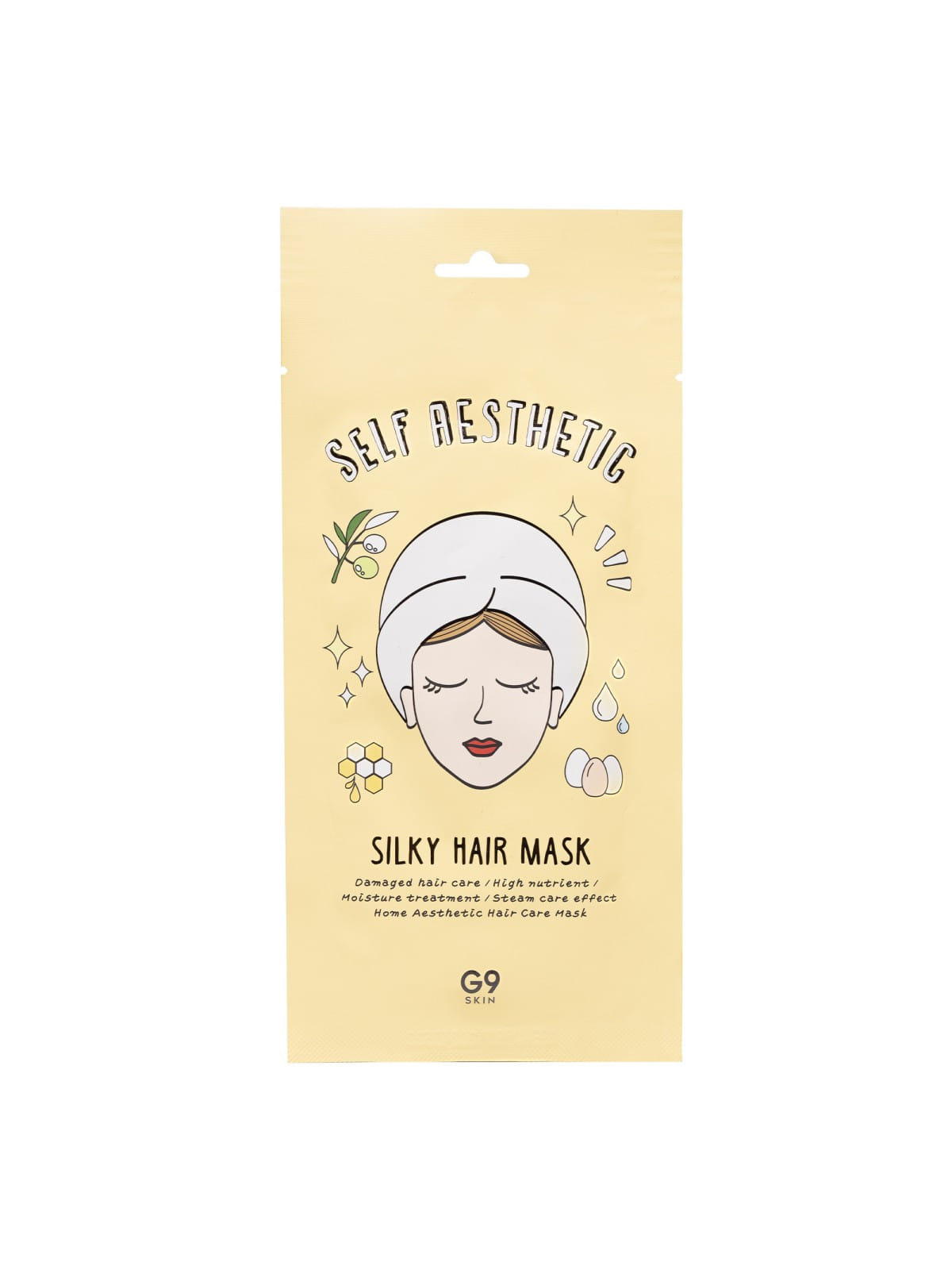 G9SKIN SELF AESTHETIC SILKY HAIR MASK