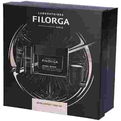FILORGA XMAS BOX GLOBAL 2023 1 GLOBAL REPAIR BALM 50 ML + 1 GLOBAL REPAIR ESSENCE 50 ML + 1 GLOBAL REPAIE EYES & LIPS 4 ML + 1 MINI CANDLE