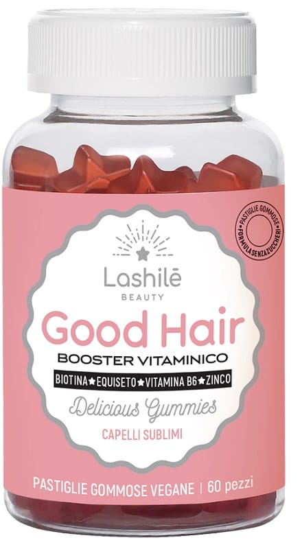 LASHILE' GOOD HAIR SENZA ZUCCHERI 60 GUMMIES