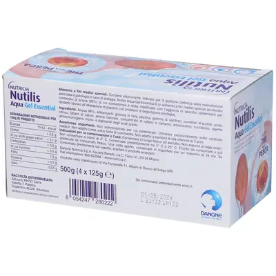 NUTILIS AQUA GEL PESCA 4 PEZZI DA 125 G NUTILIS AQUA GEL PESCA 4 PEZZI DA 125 G