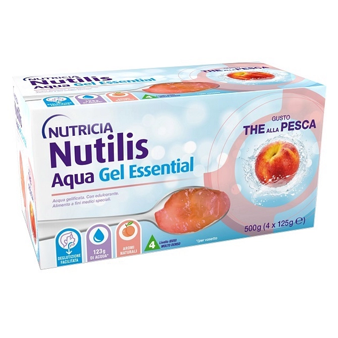 Nutilis Aqua Gel Pesca 4 Pezzi Da 125 G