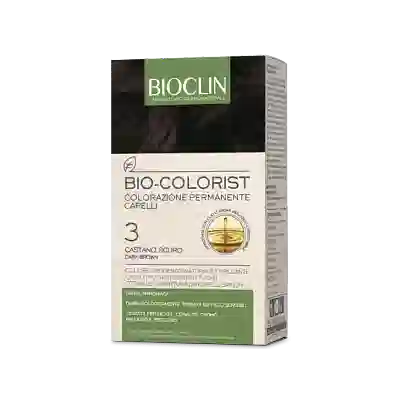 BIOCLIN BIO COLORIST 3 CASTANI SC KIT COMPOSTO DA BIO-COLORIST CREMA COLORANTE CAP 3 50ML+BIO-COLORIST RILEVATORE CREMA 75ML+ BIOCOLOR PROTECT MASCHERA 10ML+ SHAMPOO POSTCOLORE10ML