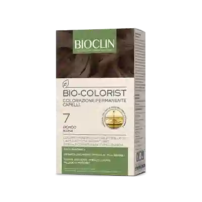 BIOCLIN BIO COLORIST 7 BIONDO KIT COMPOSTO DA BIO-COLORIST CREMA COLORANTE CAP 7 50ML+BIO-COLORIST RILEVATORE CREMA 75ML+ BIOCOLOR PROTECT MASCHERA 10ML+ SHAMPOO POSTCOLORE 10ML