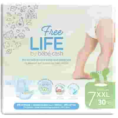 FREELIFE BY BEBECASH XXL TAGLIA 7 15 KG+ 30 PEZZI