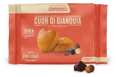 AGLUTEN CUOR DI GIANDUIA 150 G AGLUTEN CUOR DI GIANDUIA 150 G