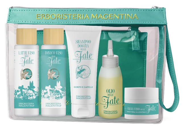 FATE COLLEZIONE KIT 1 LATTE VISO 100ML + 1 TONICO VISO 100 ML + 1 SHAMPOO DOCCIA 75 ML + 1 OLIO MASSAGGIO 75 ML + 1 CREMA VISO 15 ML