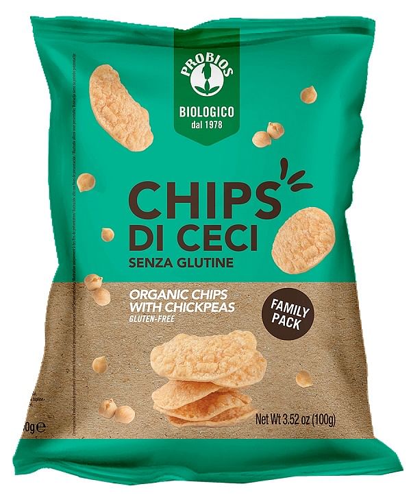 Probios Chips Di Ceci 100 G Pack Risparmio