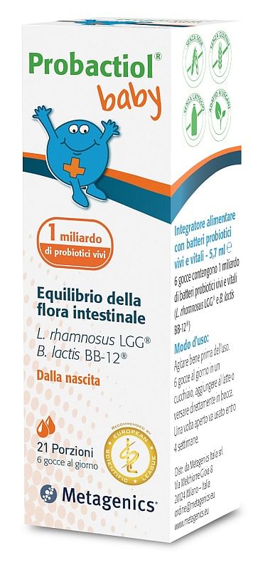 Probactiol Baby Gocce 21 Porzioni 5 Ml