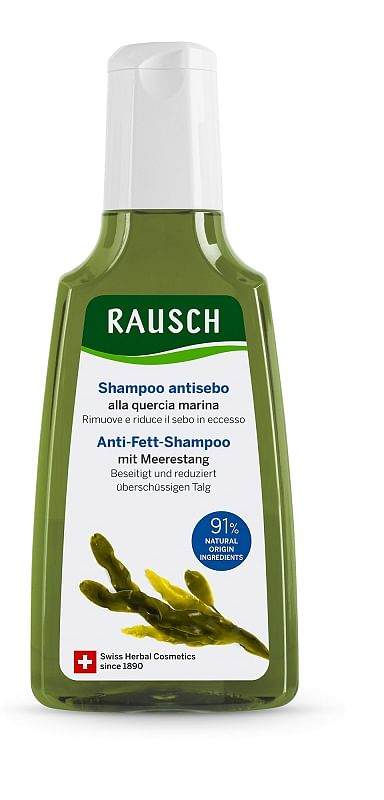 Rausch Shampoo Antisebo Alla Quercia Marina 200 Ml