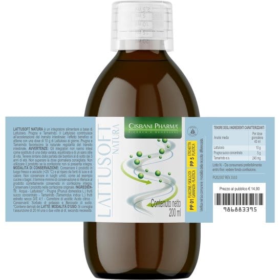LATTUSOFT NATURA SCIROPPO 200 ML