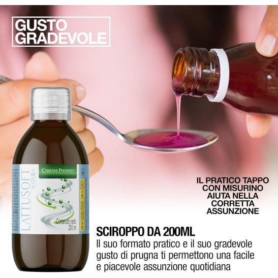 LATTUSOFT NATURA SCIROPPO 200 ML