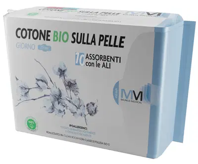 MUNUS MEDICAL ASSORBENTE GIORNO CON ALI COTONE BIO SULLA PELLE 245 MM 10 PEZZI MUNUS MEDICAL ASSORBENTE GIORNO CON ALI COTONE BIO SULLA PELLE 245 MM 10 PEZZI