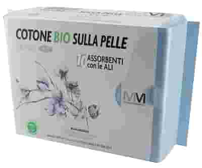 MUNUS MEDICAL ASSORBENTE GIORNO CON ALI COTONE BIO SULLA PELLE 245 MM 10 PEZZI