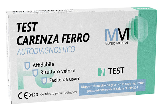 Munus Medical Test Autodiagnostico Carenza Di Ferro