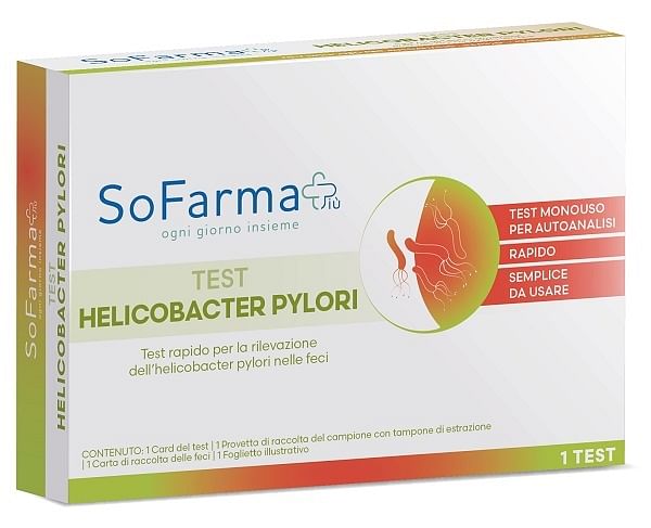 Test Autodiagnostico Helicobacter Pylori Sofarmapiu'