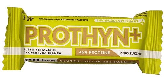 PROTHYN+ BARRETTA IPERPROTEICA PISTACCHIO COPERTURA BIANCA 40 G
