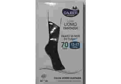 CALZA SAUBER UOMO QSKIN 70 POIS ROSSI NERO L/XL