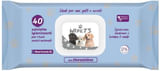 WIPETS SALVIETTINE DETERGENTI PER ANIMALI CLOREXIDINA 40 PEZZI